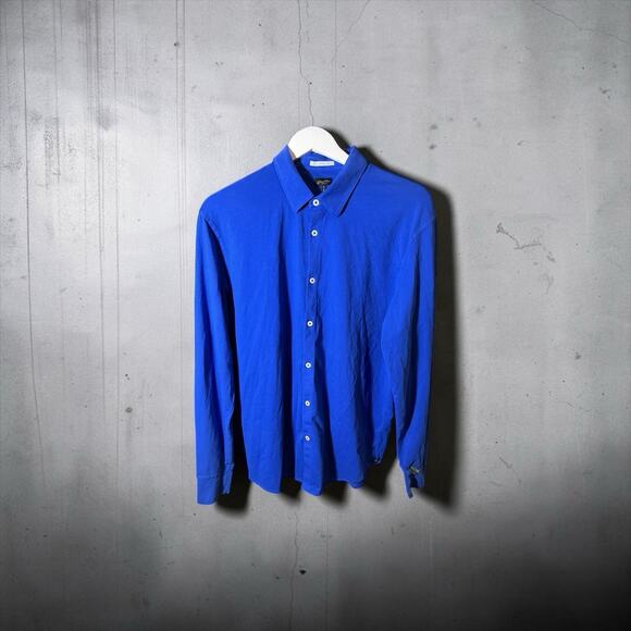 Good Man Other - Good Man Brand On-Point Long Sleeve Button-Up Shirt Blue Men's Size L NWT